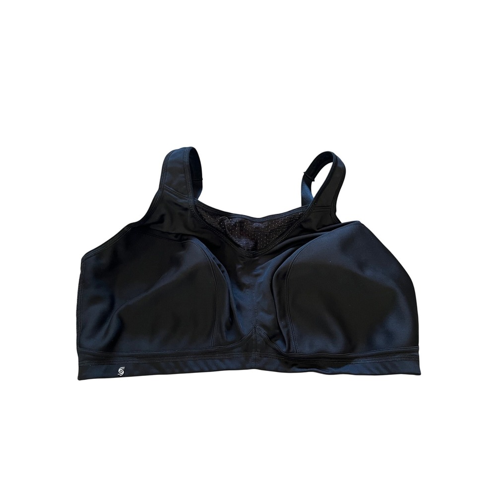 Glamorise Sport Black High Impact Wireless Sports Bra 3358 CU 46F US 46E UK